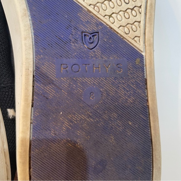 Rothy's Black and Blue Women's Slip-On Loafers - Picture 6 of 6